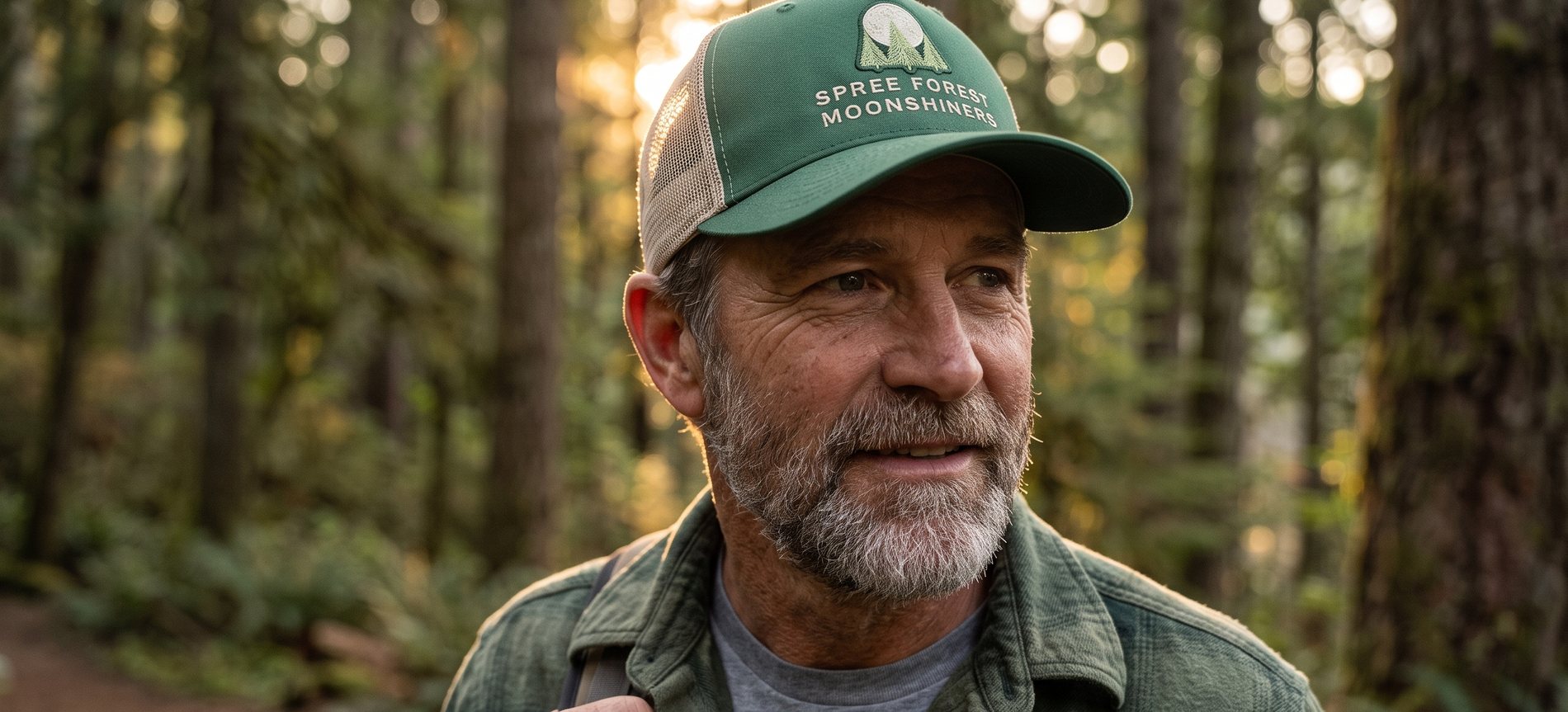 Trucker Cap im Wald